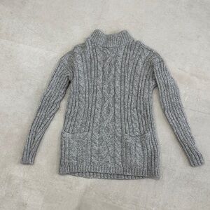 Abercrombie & Fitch Gray Turtleneck Sweater